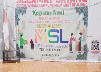 MSL Berbagi Sembako untuk Lansia & Anak Yatim di Desa Wisata Bejijong