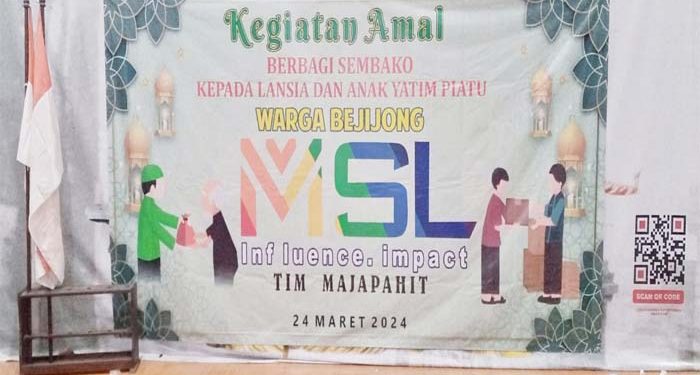 MSL Berbagi Sembako untuk Lansia & Anak Yatim di Desa Wisata Bejijong