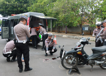 Asah Kemampuan Polantas Olah TPTKP Kecelakaan Digelar di Batang
