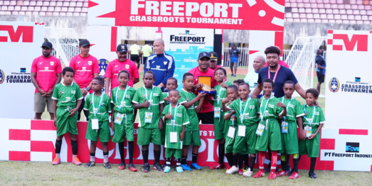 Lebih dari 300 Anak Ikut Freeport Grassroots Tournament, Papua Jadi Lumbung Bakat Sepak Bola