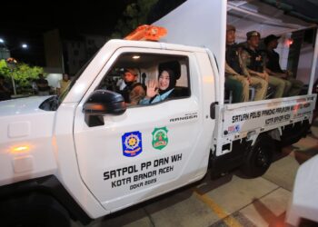 Wali Kota Illiza Luncurkan Dua Mobil Patroli Baru untuk Satpol PP/WH Banda Aceh