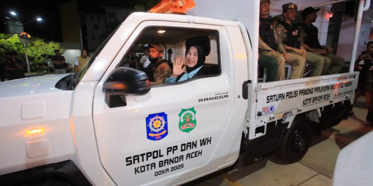 Wali Kota Illiza Luncurkan Dua Mobil Patroli Baru untuk Satpol PP/WH Banda Aceh