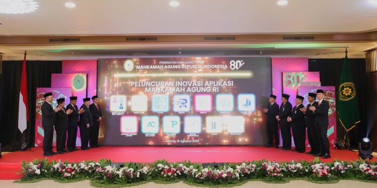 HUT ke-80, Mahkamah Agung Luncurkan 13 Inovasi Digital Peradilan Modern