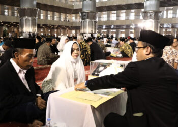 Nikah Fest di Istiqlal: Ratusan Pasangan Wujudkan Impian dalam Satu Akad Meriah
