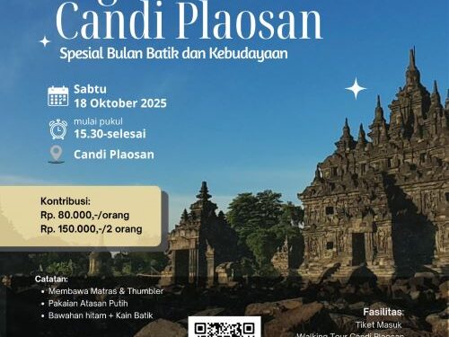 Rasakan Ketenangan Batin di Candi Plaosan Lewat Yoga dan Meditasi Sore Hari