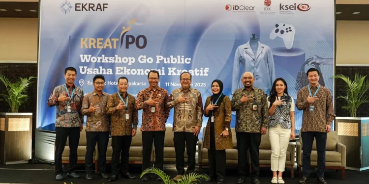Kemenkraf & BEI Dorong Pelaku Ekraf Siap Go Public Lewat Program KreatIPO