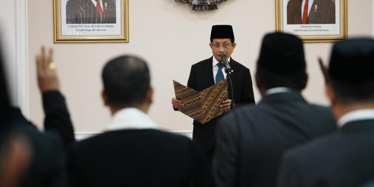 Menag Nasaruddin Umar Lantik 21 Pejabat Baru Kemenag, Termasuk Rektor UIN dan Kepala Kanwil