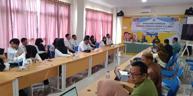 Provinsi Gorontalo Evaluasi Kinerja Tenaga Penata Arsip 2025, Dorong Tata Kelola Arsip OPD Lebih Profesional