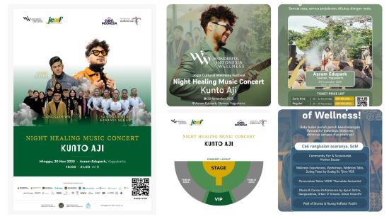 JCWF 2025: Kunto Aji Siap Getarkan Yogyakarta dengan Energi Pemulihan Jiwa