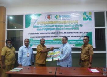 Boven Digoel dan Poltekkes Jayapura Teken Kerja Sama Tingkatkan SDM Kesehatan Perbatasan