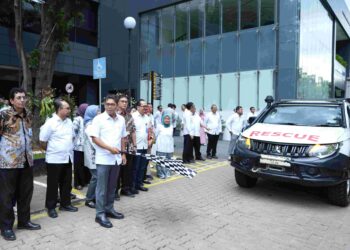 Kemenperin Kirim Bantuan Bencana Tahap Kedua, Termasuk Mobil Rescue dan Starlink Mobile