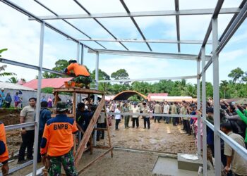 Pemerintah Siapkan 44 Ribu Hunian Sementara di Tiga Provinsi, Presiden Prabowo Tinjau Lokasi di Agam