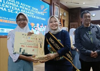Lomba Cerpen Pelajar Batang Cetak Calon Penulis Muda, Bunda Literasi Dorong Semangat Menulis Sejak Dini