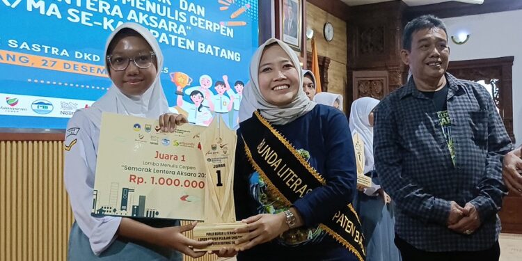 Lomba Cerpen Pelajar Batang Cetak Calon Penulis Muda, Bunda Literasi Dorong Semangat Menulis Sejak Dini