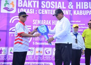 HUT ke-25 Gorontalo: Pemprov Gelar Bakti Sosial dan Jalan Sehat di Bone Bolango