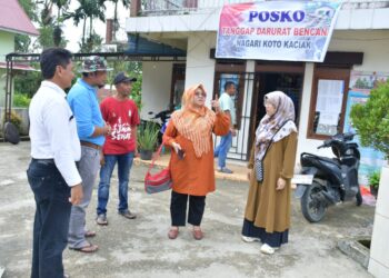TP PKK Agam Salurkan Bantuan untuk Korban Banjir Bandang di Koto Kaciak