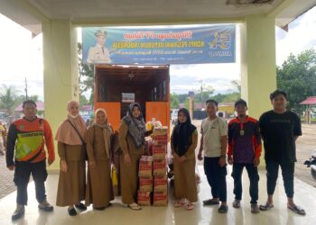 BPBD Balangan Salurkan Bantuan Logistik untuk Warga Terdampak Banjir di Kecamatan Juai