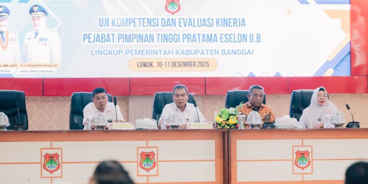 BKPSDM Banggai Uji Kompetensi Pejabat Eselon II.b, Perkuat Birokrasi Berbasis Sistem Merit