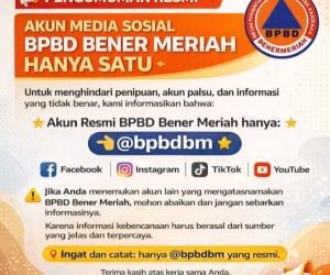 Waspada Penipuan, BPBD Bener Meriah Tegaskan Akun Resmi Media Sosial Hanya @bpbdbm