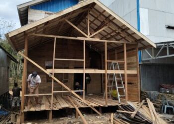 Sepekan Pascabanjir Balangan, Perbaikan Rumah Warga dan Fasilitas Mulai Berjalan