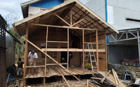 Sepekan Pascabanjir Balangan, Perbaikan Rumah Warga dan Fasilitas Mulai Berjalan